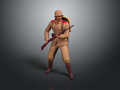 Soldiers World War II Soldiers World War II German Soldiers World War II German Soldiers Military Mercenaries 3d model