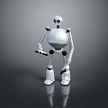 Robot Assistant Small Robot Butler Robot Butler Figure Game Figure 3d model