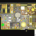 Indoor Playground Featuring Slides Climbing Structures Ball Pits And Yellow Black Striped Fences