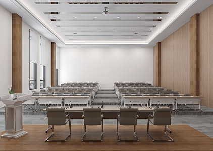 Conference Room Lecture Hall Ladder Classroom 3d model