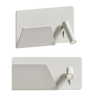Modern wall lamp reading lamp 3d model