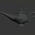 Aladdin's lamp Indian kerosene lamp kerosene lamp old-fashioned oil lamp old-fashioned kerosene lamp oil lamp gasoline lamp 3d model