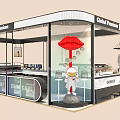 Global Premium Specialty Store With Modern Display Counters And Merchandise Exhibition