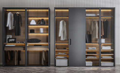 Modern wardrobe 3d model