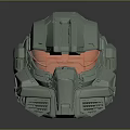 Sci-Fi Helmet Alien Helmet High Tech Helmet Game Helmet 3d model