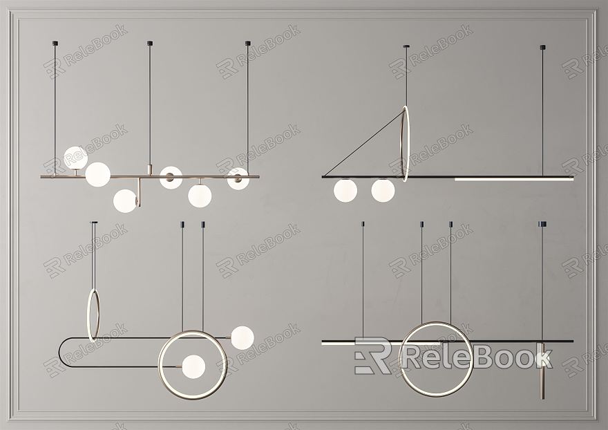 Modern chandelier chandelier combination model