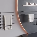 Minotli Bathroom Accessories With Modern Towel Bars Towels And Wall Lighting Design