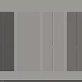 Modern Gray And White Cabinet Doors Neatly Arranged With Double Panel Design