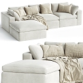 Multi-player sofa sofa corner sofa 3d model