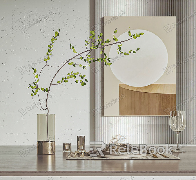 Modern Tableware Vase model