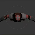 Medieval Red and Silver Armor With Helmet Cuirass Arm Guards Leg Greaves Boots