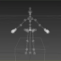 Male 3D Character Model With Rigged Pose And Historical Costume Details