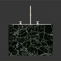 Green Marble Bathtub With White Interior And Silver Faucet Design