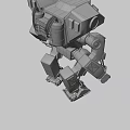 Personal multi-function mecha 3d model