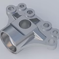 Precision Machined Industrial Equipment Metal Component With Multiple Holes And Structural Design