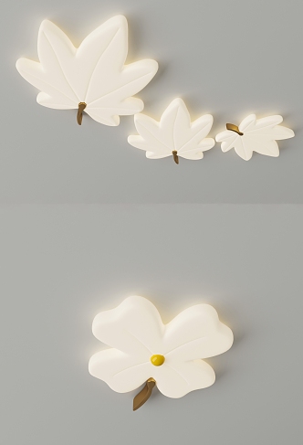 modern ceiling lamp 3d model