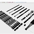 Industrial Equipment Mechanical Parts Various Types Including Drills Screws Shafts And Components