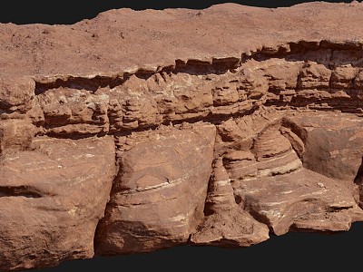 Stone Rock Desert Stone Mountain Cliff Shale Mountain Big Mountain 3d model