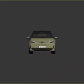 Yellow Electric Car With Black Roof Modern Five Door Design And Sleek Alloy Wheels