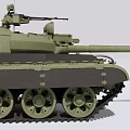 Military Tank 3D Model With Armored Features 3d model