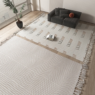 tassel carpet 3d model