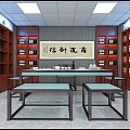 Tobacco and Alcohol Store Interior With Shelves Displaying Products And Retail Counters