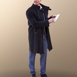 modern man 3d model