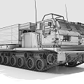 Haima M270 multiple rocket launcher 3d model
