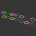 Assorted Fashion Rings Collection With Gold Silver Bands And Shiny Reflection