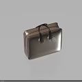 Stylish Brown Leather Handbag With Black Handles Simple Design For Everyday Use