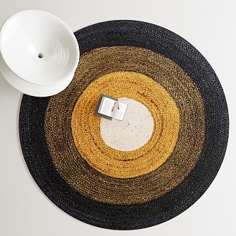 Modern Round Carpet 3d model