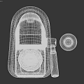 Black Sodastream Sparkling Water Maker With Sparkling Water Bottle And CO2 Cylinder