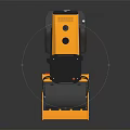 SANY Heavy Duty Road Roller With Yellow Black Exterior And Large Drum