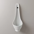 Modern White Ceramic Wall Mounted Urinal With Sleek Design For Bathroom Decor 3d model