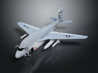 Modern Passenger Aircraft Model With Gray Body Wings Tail Logo And Engines 3d model