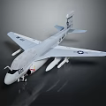 Modern Passenger Aircraft Model With Gray Body Wings Tail Logo And Engines