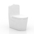 Modern toilet 3d model