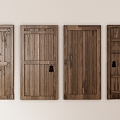 Modern Shabby Wooden Door Old Wooden Door Wooden Door Panel Original Wooden Door 3d model