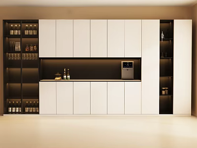 Wine Cabinet Locker 3d model
