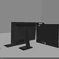 Lenovo Desktop Computer Tower With Monitor Keyboard Mouse And Windows Interface