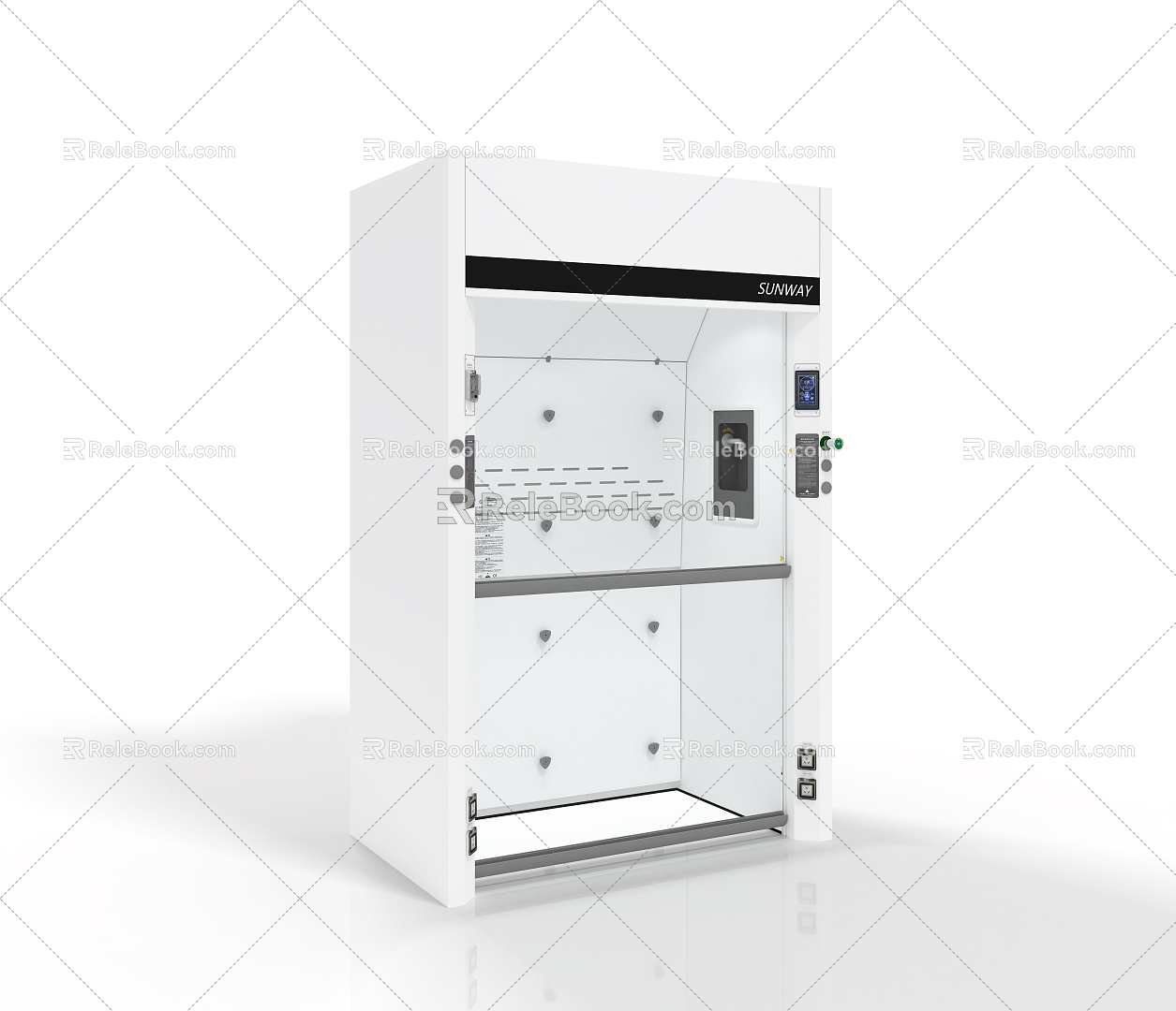 Laboratory Fume Hood Exhaust Cabinet 3d model