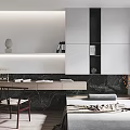 Cozy Tatami Bedroom Interior With Tatami Bed Desk Storage Cabinets And Built In Lighting