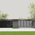 Modern Gate 3d model