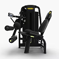 Ergonomic Leg Training Fitness Equipment With Digital Display And Yellow Accents