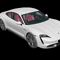 White Sports Car with Pink Interior Sleek Exterior and Modern Design