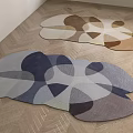 Modern Carpet Square Carpet 3d model