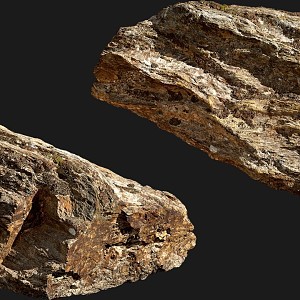 Stone Rock Moss Riverside Mountain Pebbles Shale Mountain Big Mountain 3d model