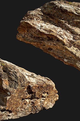 Stone Rock Moss Riverside Mountain Pebbles Shale Mountain Big Mountain 3d model