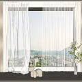 Curtains 3d model