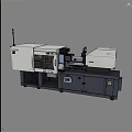 Advanced Horizontal Industrial Injection Molding Machine with Automated Control Panel for Precision Manufacturing